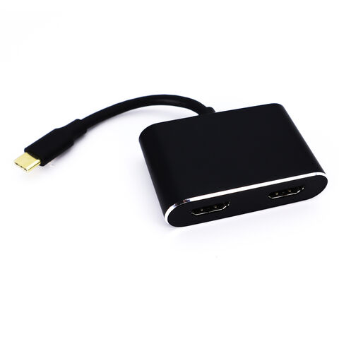 Factory wholesale HDMI Cable Type-C to dual HDMI cable assemblies