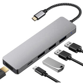 Manufacturer custom USB Cable Type-C to HDMI+USB3.0+USB2.0*2+PD HDMI Cable USB-C to HDMI cable assem